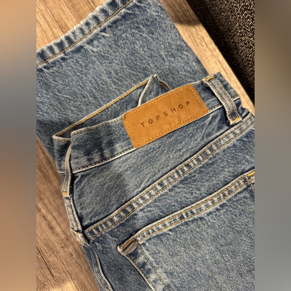 Topshop Editor Jeans - Mid Blue - Picture 7 of 7